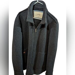 Dark Blue Zip-Up Jacket